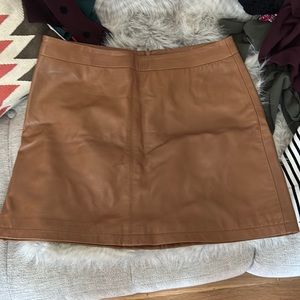 Cupcakes and cashmere leather skirt